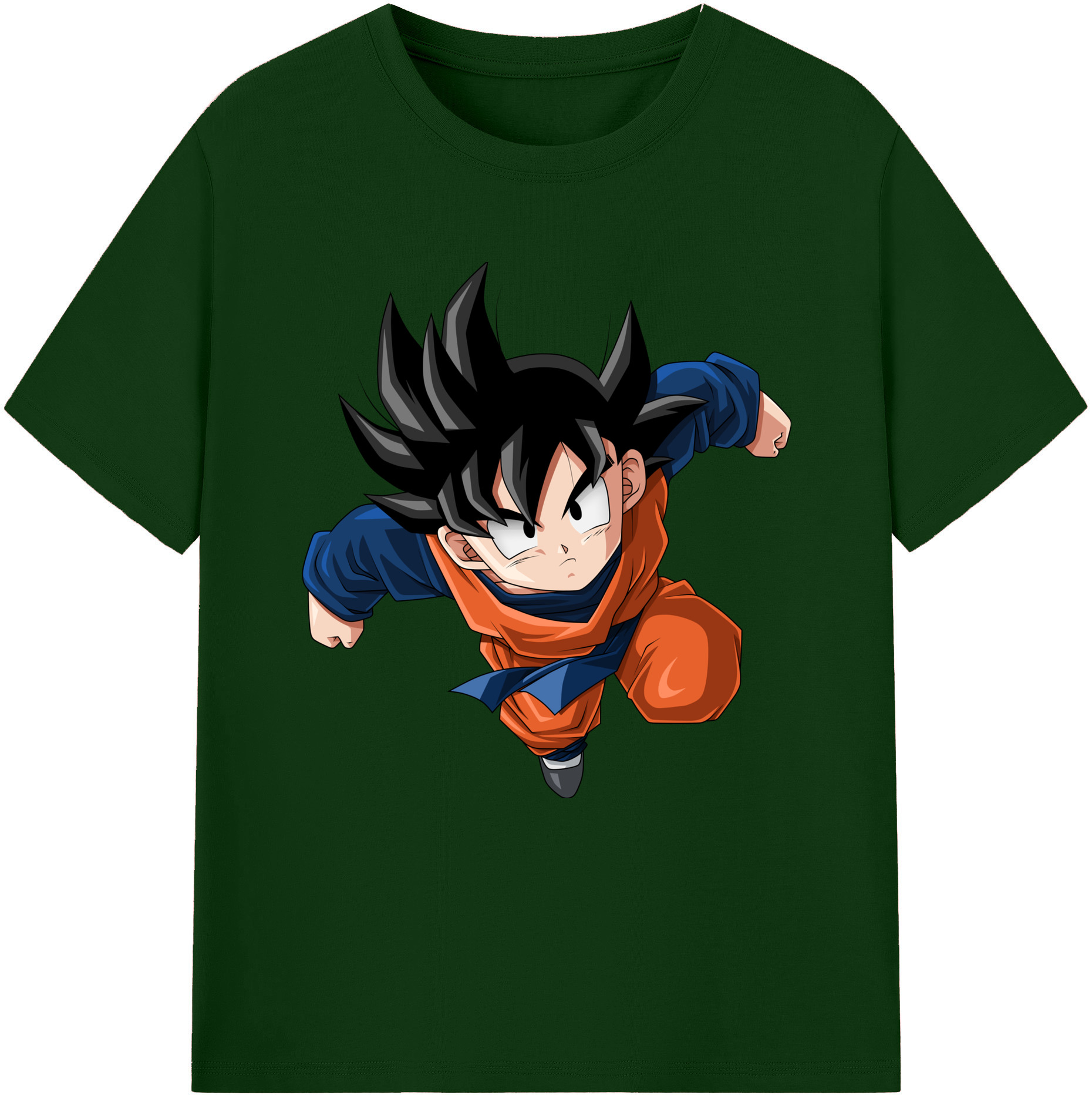 （画像用） ドラゴンボール 孫悟空（そん ごくう）Son Goku カカロット DRAGON BALL Kakarotto 綿100％半袖Tシャツ（フロントプリント）